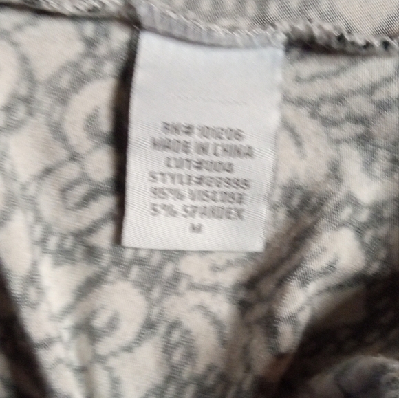 Soft Surroundings Black White Faux Wrap Front Jersey Knit Maxi Dress Size Medium - Picture 8 of 9